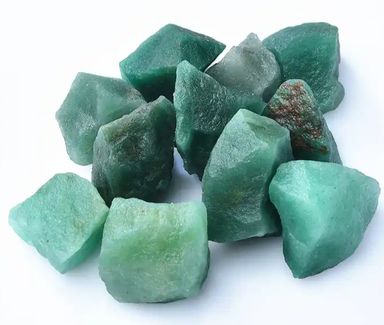 green aventurine raw