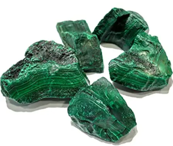 Raw Malachite stone known for powerful physical and energetic healing